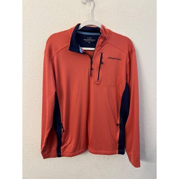 Vineyard Vines performance Jersey 1/4 zip pullover mens size medium - Picture 7 of 7